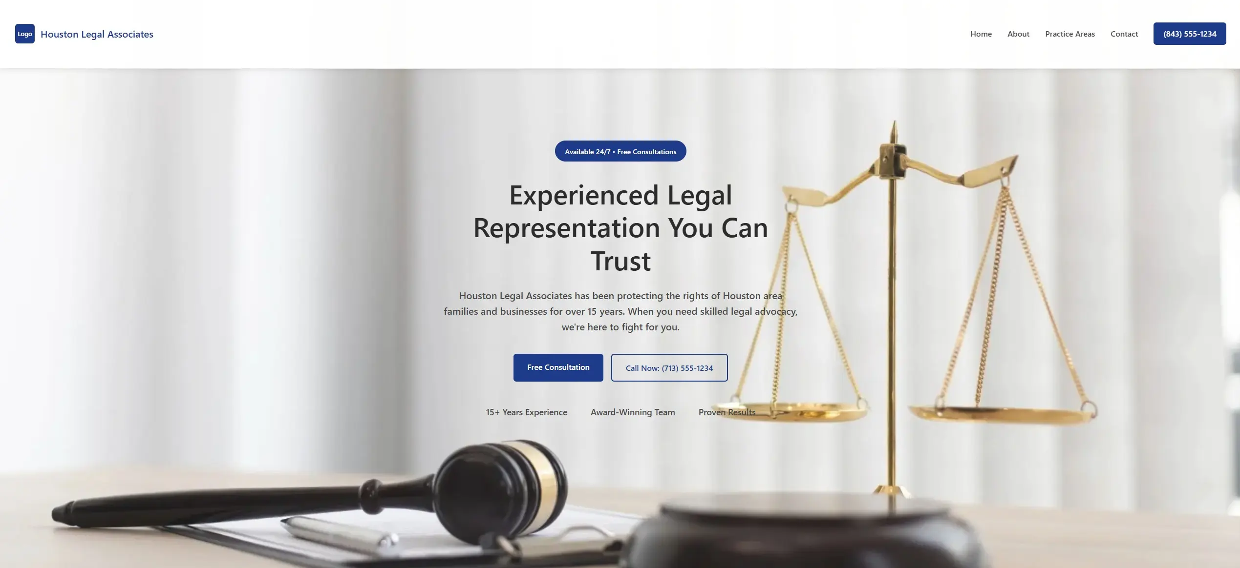 Law Firm Demo - Legal Services Website
