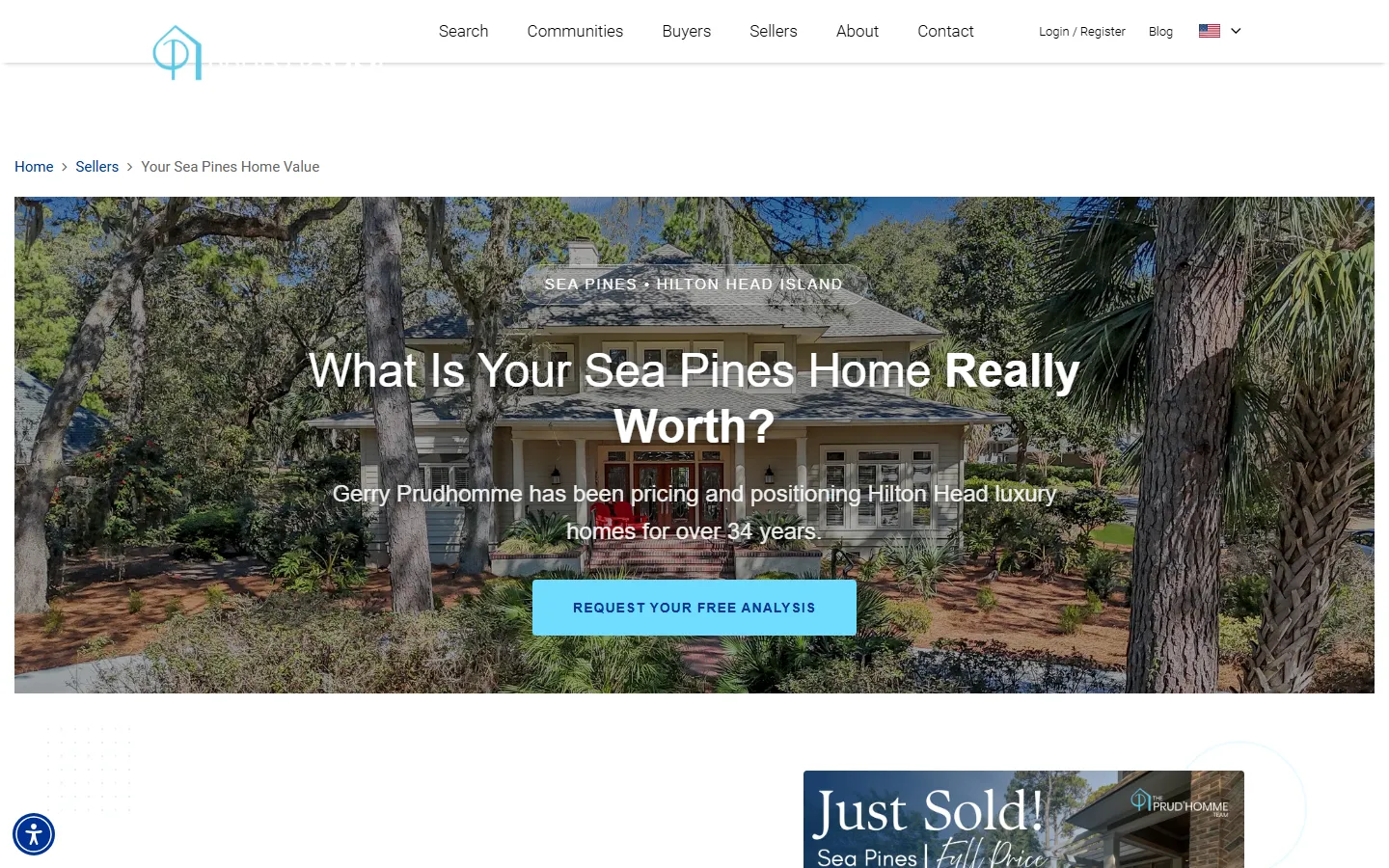 Prud'Homme Team landing page