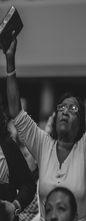 Woman in worship